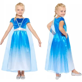Karnevalový kostým Kostým Ledová Princezna Šaty ve stylu Elsy Frozen 8-10 let 128-140 cm