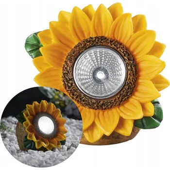 Venkovní osvětlení SOLÁRNÍ DEKORATIVNÍ LAMPA SLUNEČNICE LIVARNO KVĚTINA SVÍTÍCÍ V NOCI