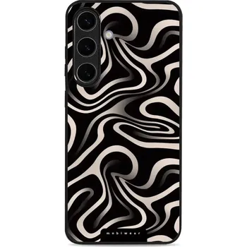Pouzdro na mobilní telefon Lesklý kryt Mobiwear Glossy - Samsung Galaxy S25 Plus - GA63G Vlnky a linky (Prémiové lesklé pouzdro, obal, kryt Mobiwear Glossy na mobil Samsung Galaxy S25 Plus - GA63G Vlnky a linky, materiál Plast + TPU silikon - krytí po všech stranách, neošoupatelný)