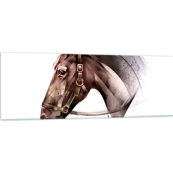 Obraz Obraz na skle do obýváku ložnice 90x30 zvířata obrazy na zeď sklo