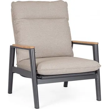 BIZZOTTO Zahradní křeslo MIGUEL antracit