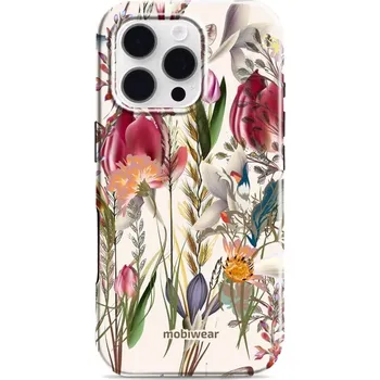 Pouzdro na mobilní telefon Odolný obal Mobiwear Elite Pro - Apple iPhone 16 Pro - EP01E Rozkvetlá louka (Odolné pouzdro, obal kryt Mobiwear Elite Pro - maximální ochrana mobilu, zesílené hrany, přesné výřezy, pohodlné držení, odolná grafika, kvalitní materiály)