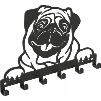 Věšák Šatní ramínko kovový Domer černý