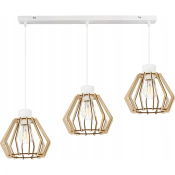 Závěsné stropní svítidlo ZWIS lustr loft DŘEVO 3