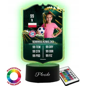 Lampička Plexido vícebarevná Noční lampa