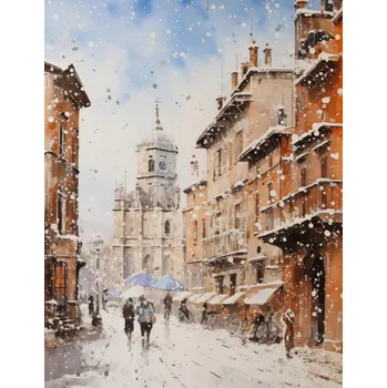 Plakát Plakát Kouzlo Starých Měst bez rámu 50 x 65 cm