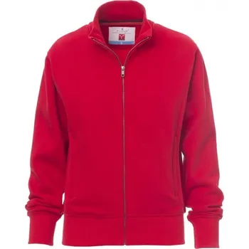 Dámská mikina Payperwear Dámká zúžená mikina Class+ Lady s kovovým zipem Barva: červená klasická, Velikost: M