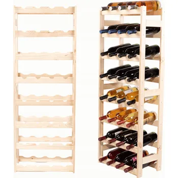Stojan na víno Stojan na víno RW-1-32 na 32 lahví, dřevěný regál