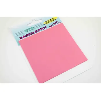 Výtvárné potřeby Samolepící nylonová záplata VÍCE BAREV - rozměr 20 cm x 10 cm světle růžová