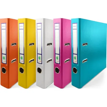 Kancelářský pořadač PP EKOBOX 50 mm intenzivní barvy 5 ks úzký