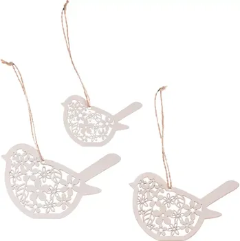 Ptáček závěsný 3 ks - KLA705 WT - SLEVA 3% s kodem radost25