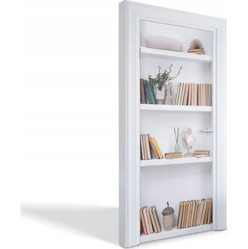 Fototapeta Samolepící nálepka na dveře skříně Police s knihami 95 x 205 cm