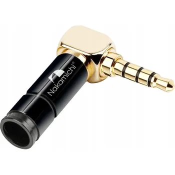 Příslušenství pro čtečku elektronické knihy Úhlová zástrčka MINI JACK 3.5MM 4-pólová NAKAMICHI pozlacená