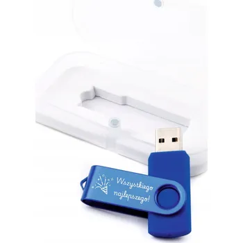 USB flash disk DÁREK K NAROZENINÁM PENDRIVE 2 GB USB 2.0 v krabičce + GRAVÍROVÁNÍ pro jubilanta
