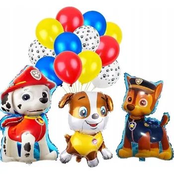 Balónek Narozeninové BALÓNKY, sada DEKORACÍ Paw Tlapková patrola