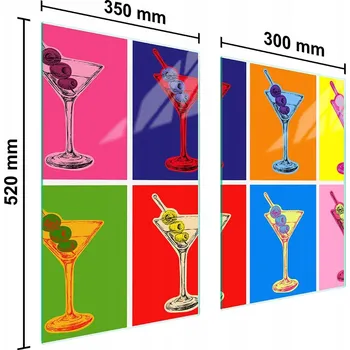 Kuchyňské prkénko Krájecí deska TMK ArtDeko sklo 2 ks