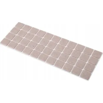 Podložka pod nábytek Čtvercové plstěné podložky Galicja 2x2 cm béžové 44 kusů
