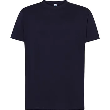 Pánské tričko tmavě modré L bavlněné s kulatý výstřihem, gramáž 190 g/m2