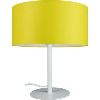Lampička Noční lampa stolní pro děti moderní stínítko 30cm sluneční žlutá LED