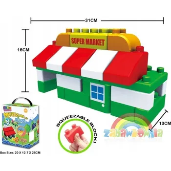 ostatní stavebnice Měkké stavebnice DROMEDÁR 18M+ OBCHOD pro nejmenší