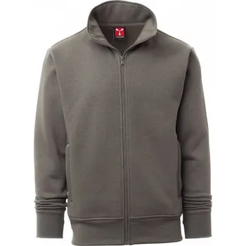 Pánská mikina Payperwear Pánská mikina Hoover s elastickým žebrováním na manžetách a v pasu Barva: šedá ocelová, Velikost: 3XL