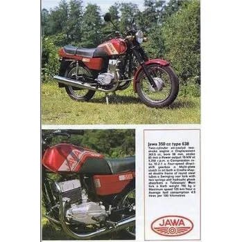 Obraz Cedule Jawa Typ 638 350cc
