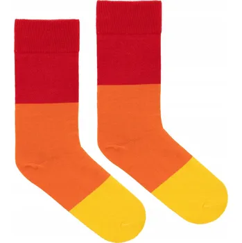 Pánské ponožky KABAK Ponožky BO tříbarevné Sahara 42-46 vícebarevné, velikost 41-46