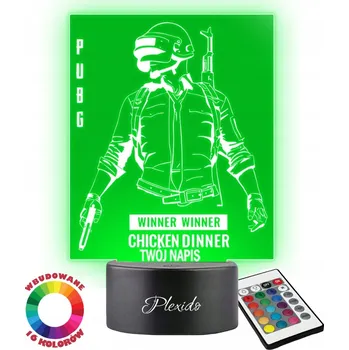 Lampička Plexido vícebarevná Noční lampa