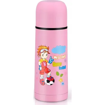 Termoska Termos na nápoje Promis 0,3 l růžový