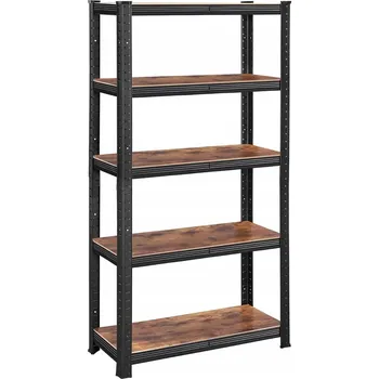 Dílenský regál KOVOVÝ SKLADOVÝ REGÁL VINTAGE, NOSNOST 400 KG SONGMICS 150 X 75 X 30 CM
