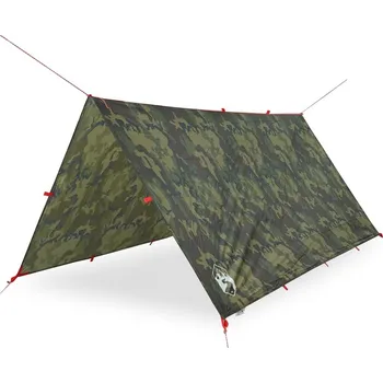 Stan OMAXI Kempingová plachta maskáčová 366 x 306 cm nepromokavá 658341