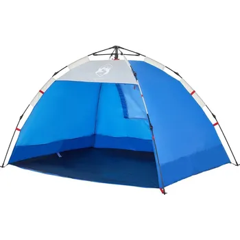 Stan OMAXI Plážový stan 2 osoby azurově modrý rychloupínací nepromokavý 458040