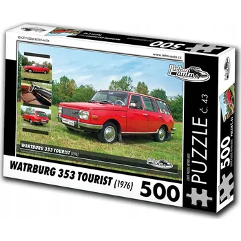 Puzzle Puzzle RETRO AUTA© Wartburg 353 Tourist 500 dílků
