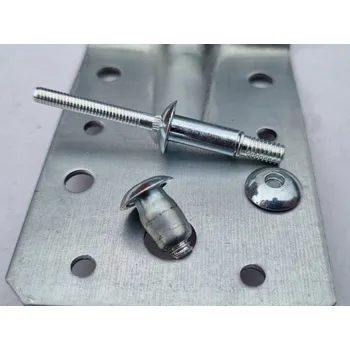 Nýt Nýtovací nýty ocelové 6.4x16 mm, hlava 13 mm, extra pevné, pro Ocel