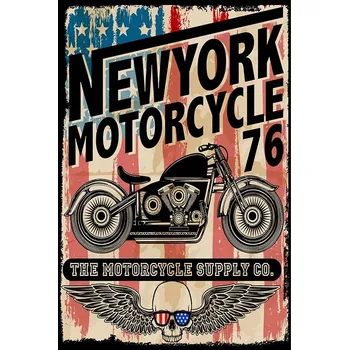 Obraz Cedule New York Motorcycle 76