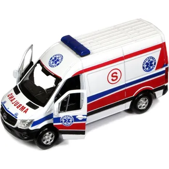 autíčko Welly Mercedes-Benz Sprinter Sanitka 1:34