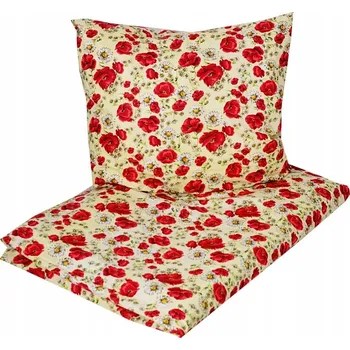 Povlečení BAVLNĚNÉ LOŽNÍ SADA POVLEČENÍ 160X200 OBOUSTRANNÉ POLŠTÁŘE 70X80 100% BAVLNA