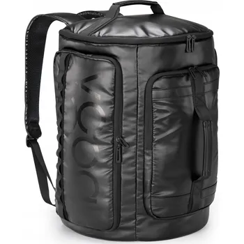 Cestovní taška Elegantní taška s funkcí batohu 2v1 Cestovní 40L Vysoká Černá