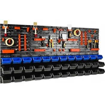 Obraz Dílenská deska do garáže 160x80 cm + 36 boxů