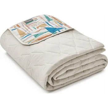 Přehoz na lůžko Přehoz na postel 75x140 cm TRIGO prošívaný 100% BAVLNA | MUMLA