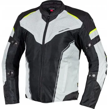 Moto oblečení Motocyklová bunda Rebelhorn Hiflow IV vel. XS černo-stříbrná