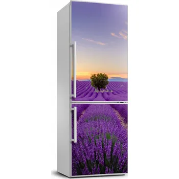 Fototapeta Samolepící Samolepka na ledničku s levandulovým polem