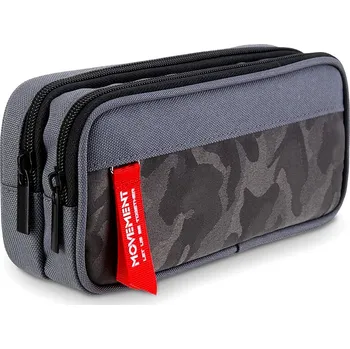 Penál DVOUKOMOROVÝ ŠKOLNÍ PENÁL MULTIFUNKČNÍ NA POMŮCKY ROZKLÁDACÍ