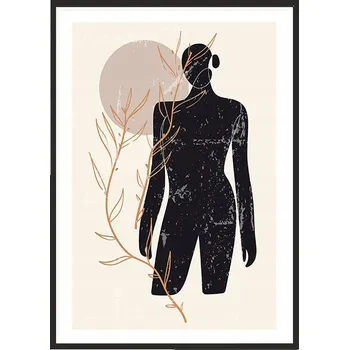 Obraz OBRAZ PLAKÁT V RÁMU 53x73 cm Boho P2196