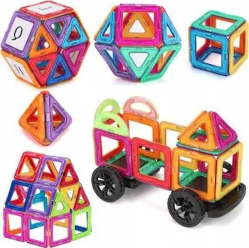 ostatní stavebnice MAGNETICKÉ STAVEBNICE PRO DĚTI SADA DLAŽDIC VZDĚLÁVACÍ HRAČKA