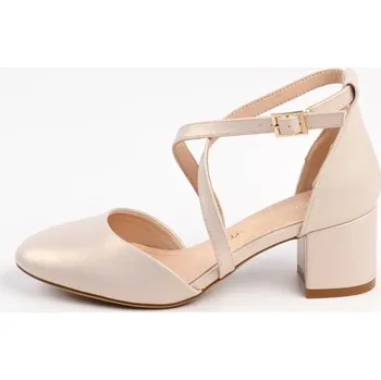 Dámské sandále JBUT - NÍZKÉ BOTY SERGIO LEONE vel. 39 SK824 BÉŽOVÉ