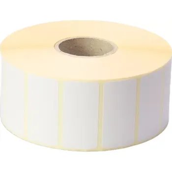 Samolepící etiketa Etikety 50x25mm, vellum, bílá, D40, 3000 ks na roli