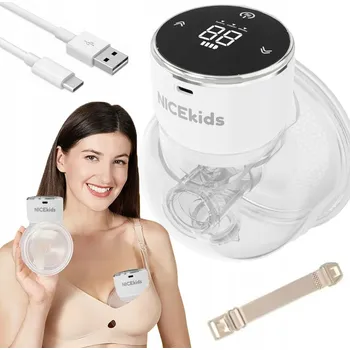 Odsávačka mléka ELEKTRICKÁ ODSÁVAČKA MLÉKA TŘÍFÁZOVÁ PŘENOSNÁ NICEKIDS BEZ BPA