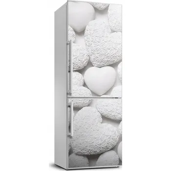 Fototapeta Fototapeta / Nálepka na ledničku Bílé pozadí srdce