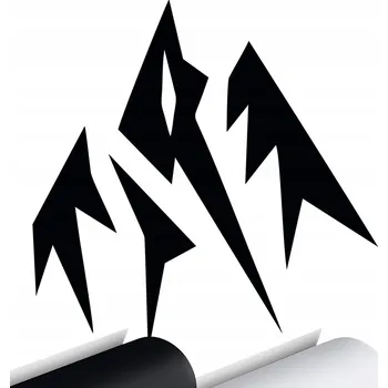 Samolepicí dekorace na vozidlo SAMOLEPKA na auto HORY MOUNTAINS 15x14,5 cm